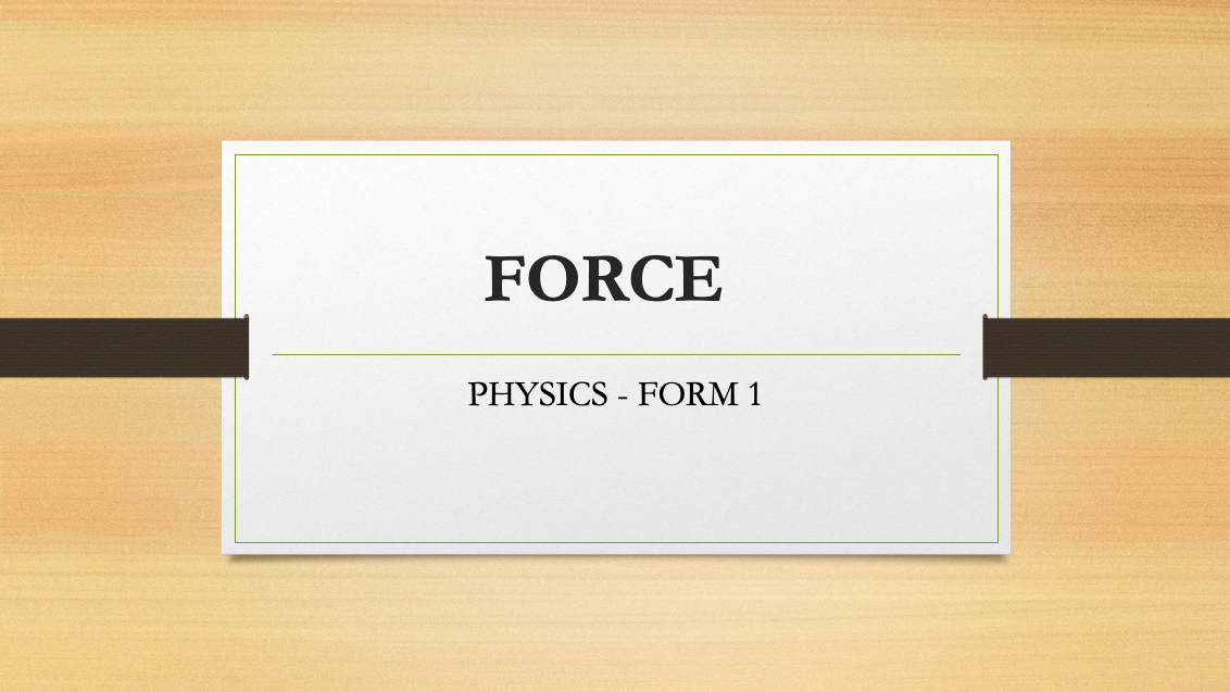 FORCE